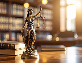 Lady Justice Justitia Legal Background